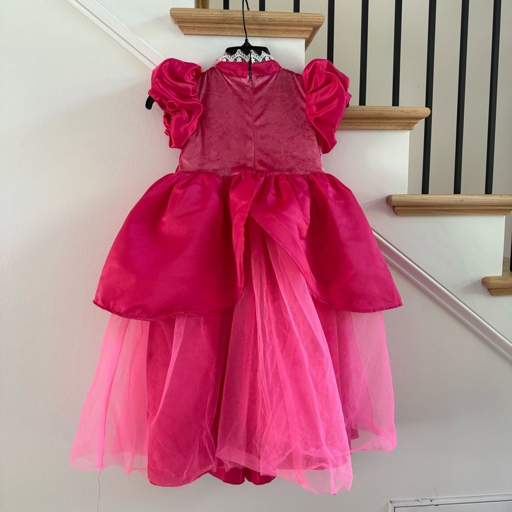 Super Mario Bros. Princess Peach Costume Dress, Size 7 - Picture 2 of 4